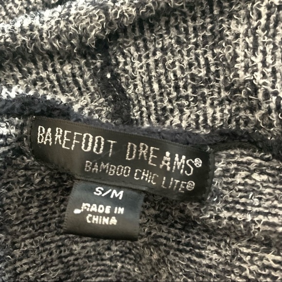 BAREFOOT DREAMS COZYCHIC LITE CALYPSO WRAP CARDIGAN small medium gray - Picture 3 of 5